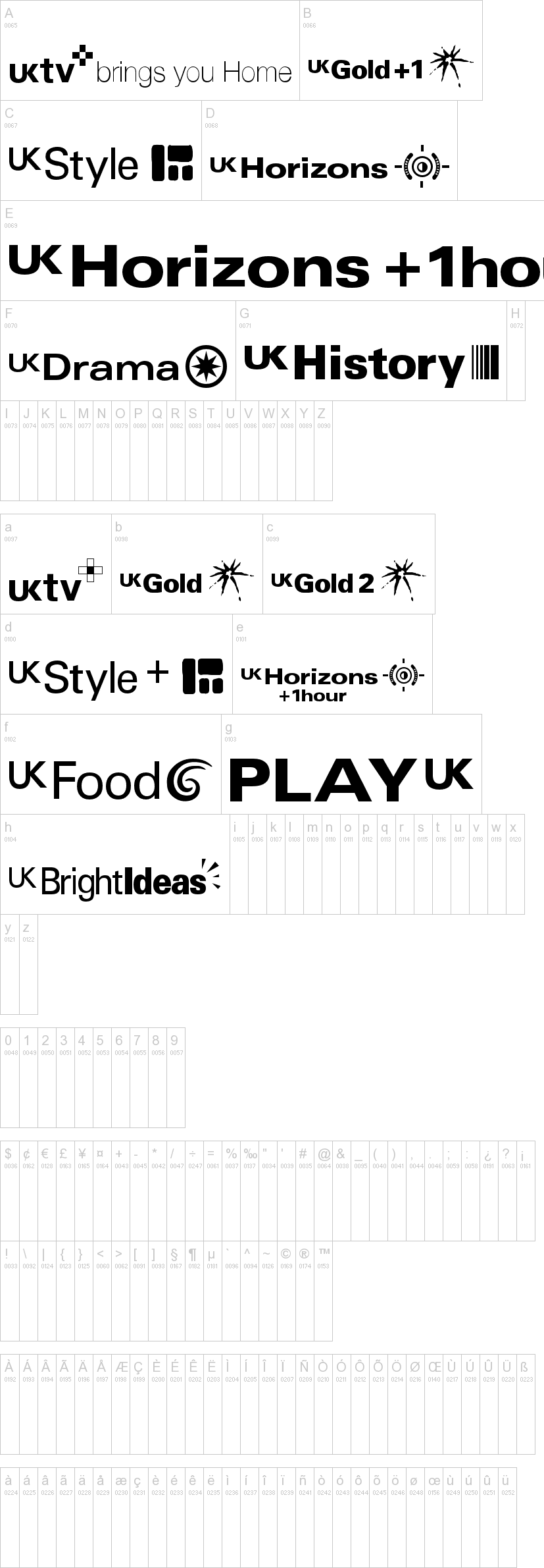 channel font download