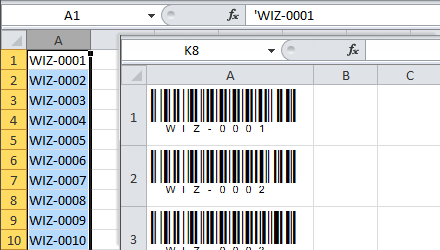 microsoft excel barcode font download